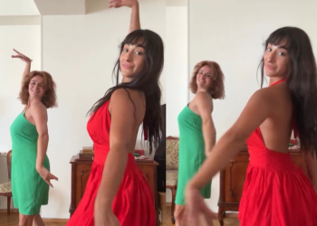 “ვის ჰყავს დედა ჩემისთანა” – მანუ მურღულია დედასთან ერთად აჭარულს ცეკვავს