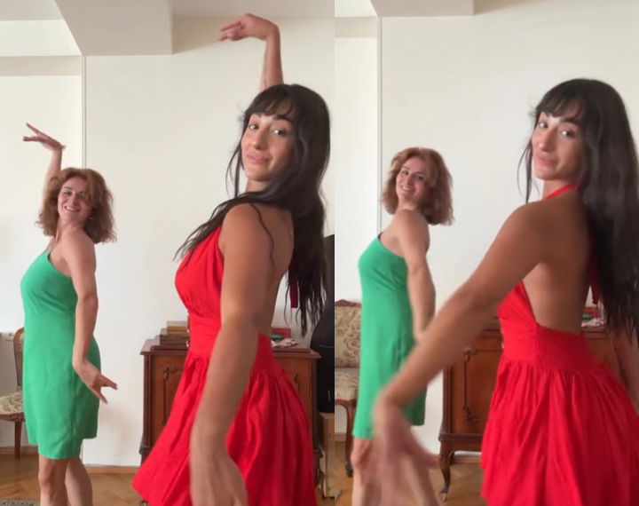 “ვის ჰყავს დედა ჩემისთანა” – მანუ მურღულია დედასთან ერთად აჭარულს ცეკვავს