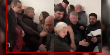 “ნელა, რას აკეთებ, ხელი გაწიე” – ხმაური და დაპირისპირება ბერი ნიკოლოზის სახლთან – რას ითხოვს მრევლი?